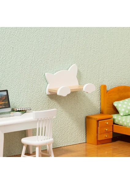1:12 Dollhouse Duvar Raf Yemek Içkisi Ekran Raf Bebek Evi Dekorasyonu (Yurt Dışından)