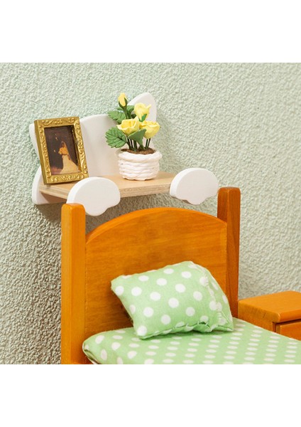 1:12 Dollhouse Duvar Raf Yemek Içkisi Ekran Raf Bebek Evi Dekorasyonu (Yurt Dışından)