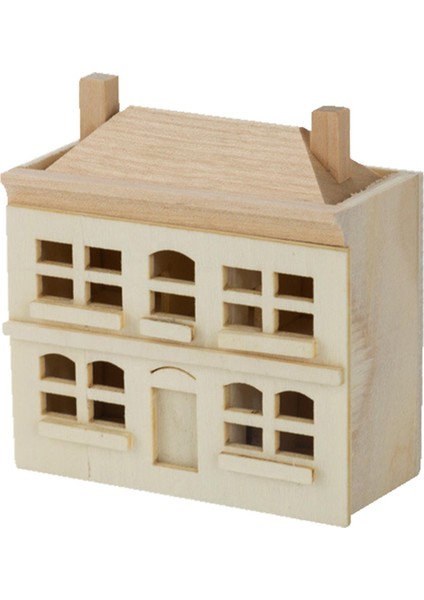 1:12 Minyatür Ahşap Dollhouse Villa Dollhouse Dekor Aksesuarı Çocuklar Için (Yurt Dışından)