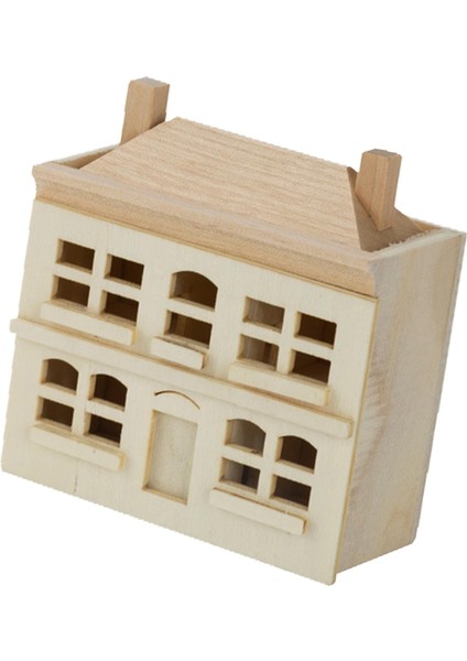 1:12 Minyatür Ahşap Dollhouse Villa Dollhouse Dekor Aksesuarı Çocuklar Için (Yurt Dışından) fırsatları