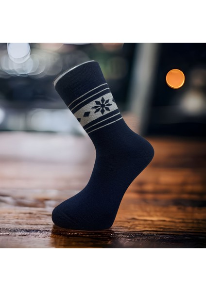 (Art Nm 17252-5) 3 Çift Dikişsiz Unisex Tamamı Havlu Sofy Yün Kışlık Çorap modelleri