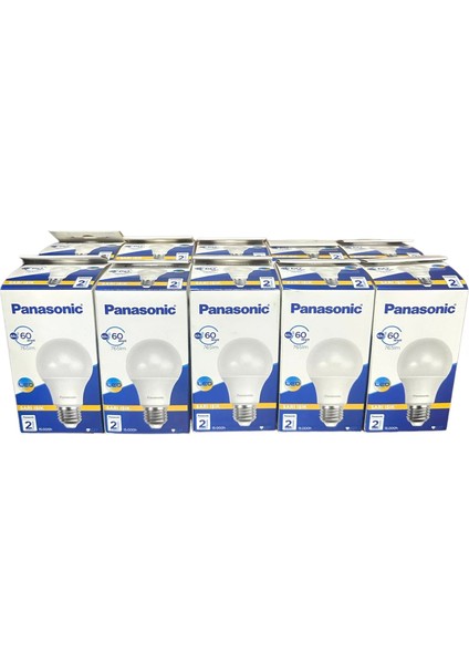 Panasonic 8.5W E27 2700K Sarı Işık LED Ampul 10 Adet