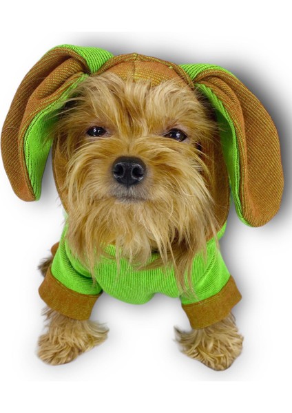 Froggy Kulaklı Köpek Tulumu Kıyafeti