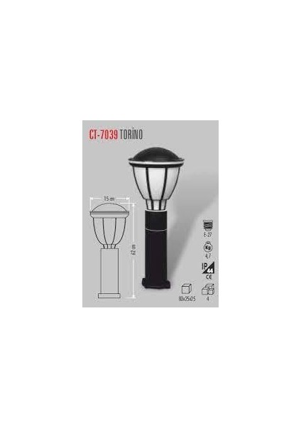 Torino Bahçe Armatürü (50 CM)(E27)
