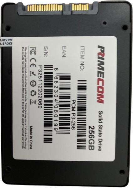 Pcm P3-256GB SSD Disk 550/500MB 2.5" Sata3 Pcm P3-PC256