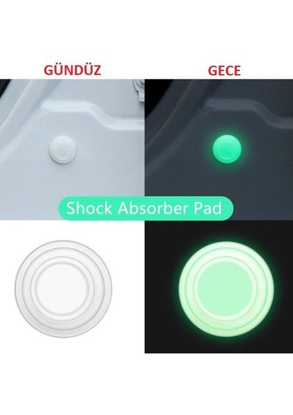 Fosforlu Araba Kapı Ses ve Darbe Emici Pad 10 Adet fiyatları