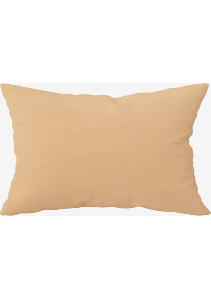 Washed Linen Keten Yastık Kılıfı 2'li Kum Beji 50x70