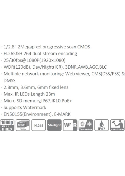 DH-IPC-HDBW3231FP-M modelleri