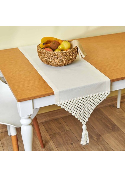 Makrome Handmade Runner - 160x35 cm