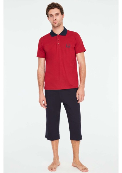 - Erkek Bordo Kapri Takımı 3823