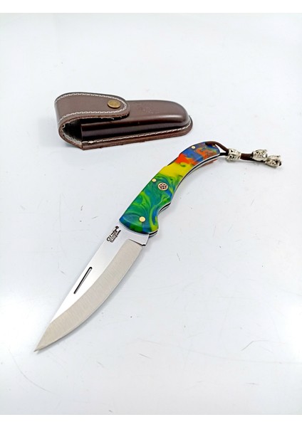 Epoksi Kabzeli Sırttan Kilitli Çakı, Erkekler Için Kişiselleştirilebilir Hediye