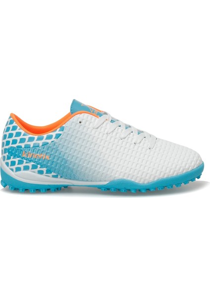 Beyaz Halı Saha Ayakkabısı Erkek Kullanıcılar İçin 2022 Kış Sezonu PVC Malzemeden Üretildi