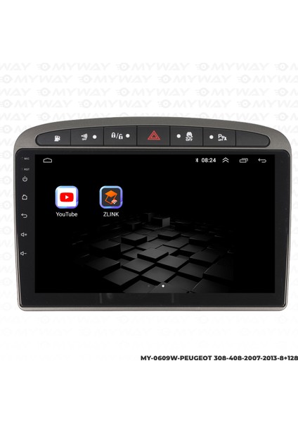 Peugeot 308 Android Multimedya 4gb Ram Carplay Navigasyon Ekran - Myway