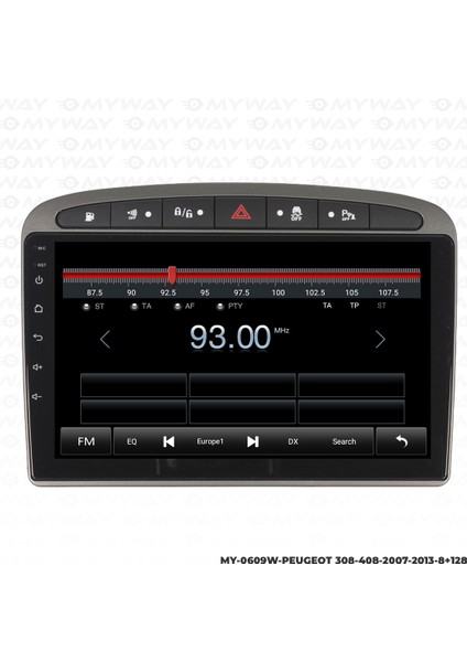 Peugeot 308 Android Multimedya 4gb Ram Carplay Navigasyon Ekran - Myway