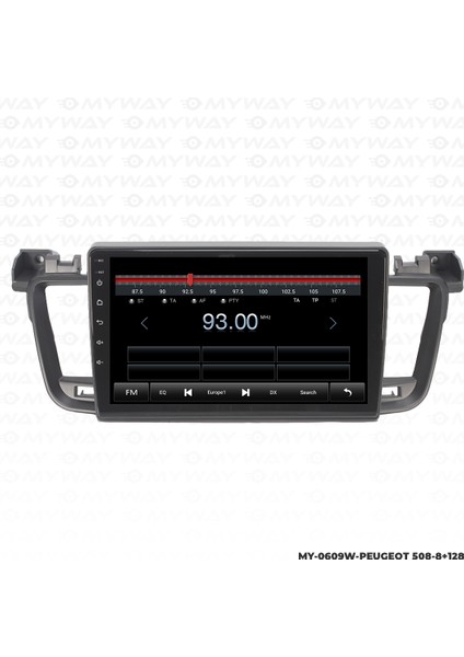 Peugeot 508 Android Multimedya 4gb Ram Carplay Navigasyon Ekran - Myway