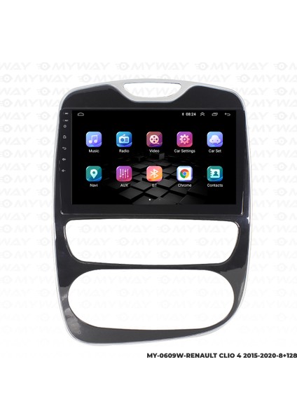Clio 4 Android Multimedya 4gb Ram Carplay Navigasyon Ekran - Myway