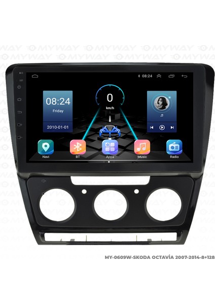 Skoda Octavia Android Multimedya 4gb Ram Carplay Navigasyon Ekran - Myway