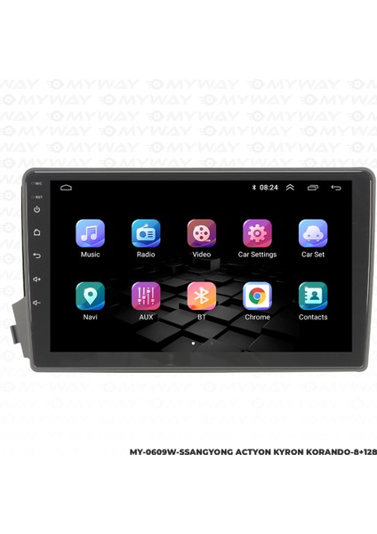 Ssangyong Actyon-Kyron-Korando Android Multimedya 4gb Ram Carplay Navigasyon Ekran - Myway fiyatları