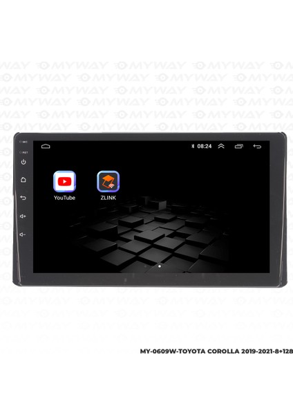 Toyota Corolla Android Multimedya 4gb Ram Carplay Navigasyon Ekran - Myway