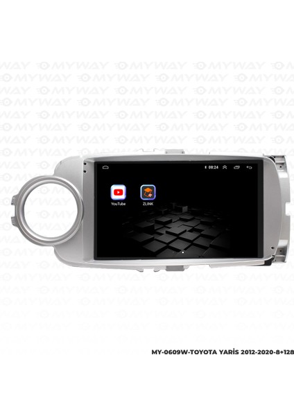 Toyota Yaris Android Multimedya 4gb Ram Carplay Navigasyon Ekran - Myway