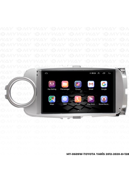 Toyota Yaris Android Multimedya 4gb Ram Carplay Navigasyon Ekran - Myway