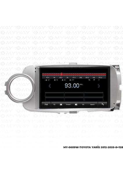 Toyota Yaris Android Multimedya 4gb Ram Carplay Navigasyon Ekran - Myway