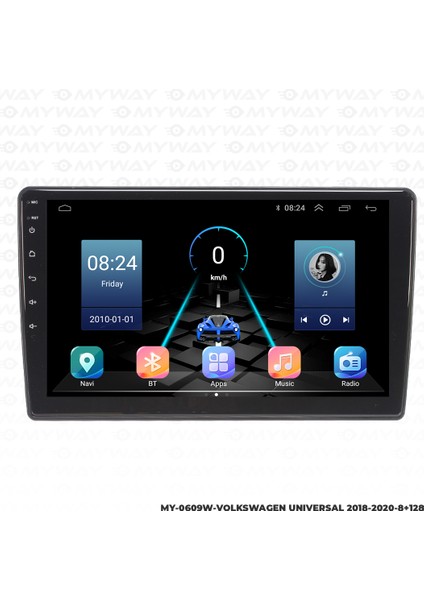 Vw Passat Android Multimedya 4gb Ram Carplay Navigasyon Ekran - Myway
