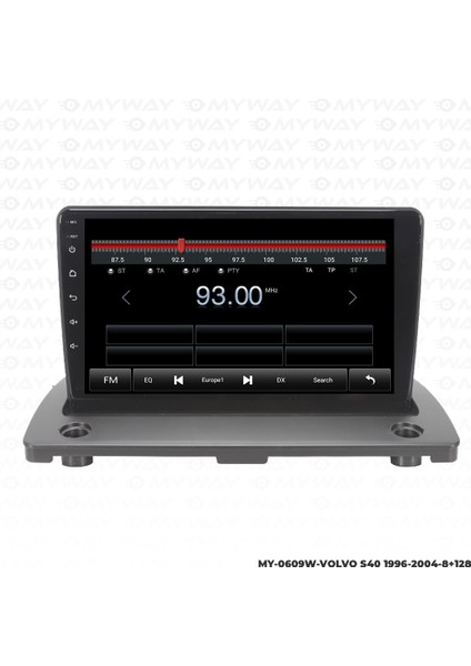 Volvo S40 Android Multimedya 4gb Ram Carplay Navigasyon Ekran - Myway