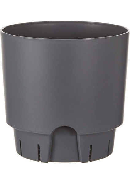 9 Litre Begonya Saksı 25cm Mat Plastik Drenajlı Tabaklı Çiçek Saksısı modelleri