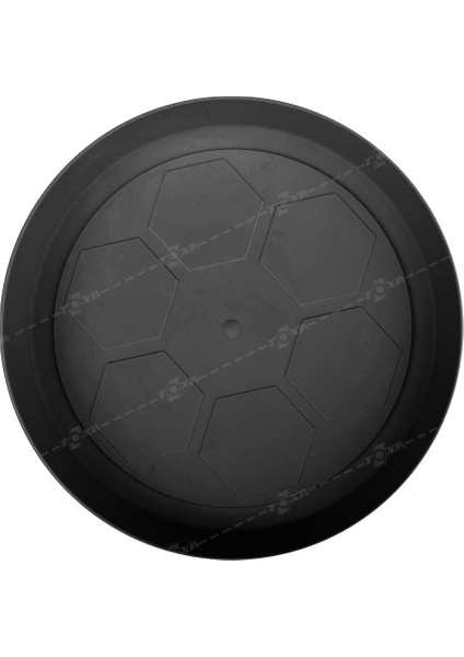 Yalı Saksı Tabağı No3 Antrasit 13,5cm Serinova Toxa Saksısı Altlığı 3 Numara Plastik Tabak Altlık modelleri