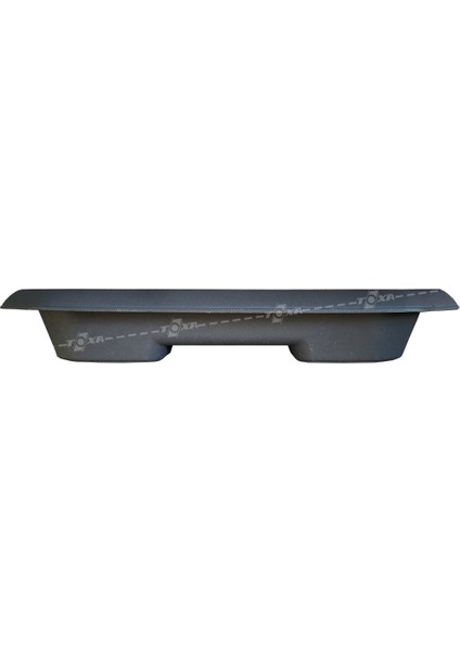 Serinova Hisar No3 Antrasit Saksı Tabağı Altlığı Plastik Alt Tabak Su Haznesi Altlık 31,5cm