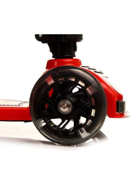 Power Scooter Kırmızı Çocuklar İçin Güvenli Denge ve Akıllı Fren Sistemi modelleri