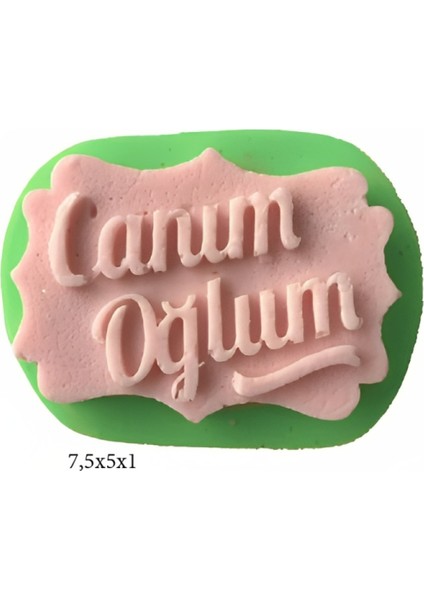 Silikon Şeker Hamuru Sabun ve Mum Kalıbı