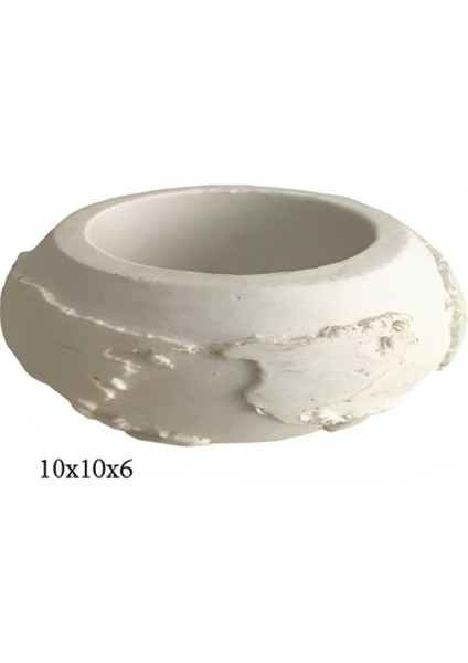 Beton Grubu Silikon Şeker Hamuru Dekor,sabun, Saksı ve Mum Kalıbı