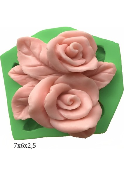 Çiçek Modelleri Silikon Şeker Hamuru Sabun ve Mum Kalıbı