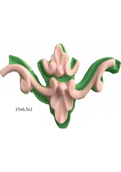 Dekoratif Kenar Şeklinde Silikon Şeker Hamuru Sabun ve Mum Kalıbı