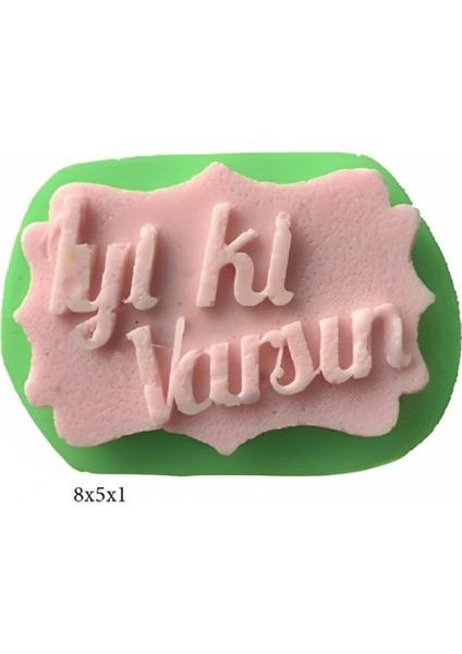 Silikon Şeker Hamuru Sabun ve Mum Kalıbı