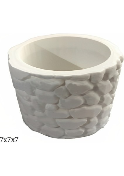 Beton Grubu Silikon Şeker Hamuru Dekor,sabun, Saksı ve Mum Kalıbı