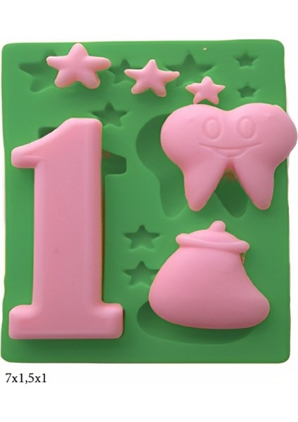 Dekoratif Kenar Şeklinde Silikon Şeker Hamuru Sabun ve Mum Kalıbı