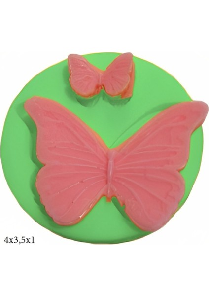 Dekoratif Kenar Şeklinde Silikon Şeker Hamuru Sabun ve Mum Kalıbı