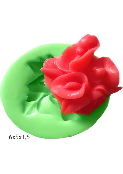 Çiçek Modelleri Silikon Şeker Hamuru Sabun ve Mum Kalıbı