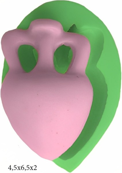 Dekoratif Kenar Şeklinde Silikon Şeker Hamuru Sabun ve Mum Kalıbı