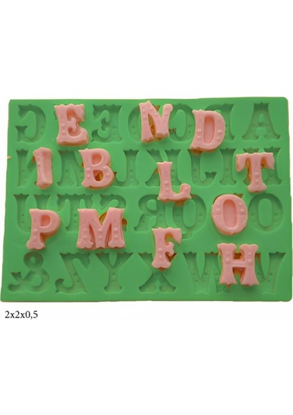 Dekoratif Kenar Şeklinde Silikon Şeker Hamuru Sabun ve Mum Kalıbı