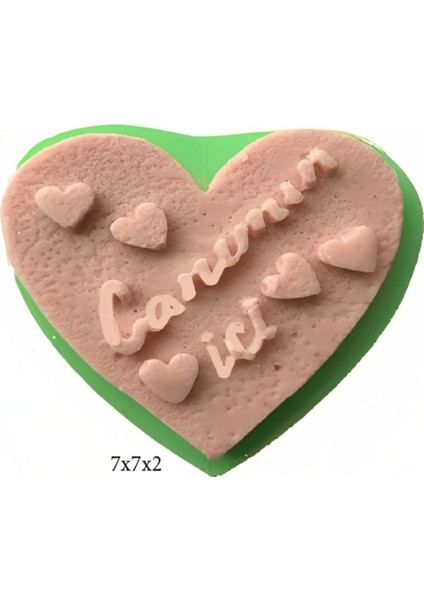 Silikon Şeker Hamuru Sabun ve Mum Kalıbı