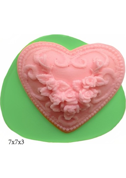 Çiçek Modelleri Silikon Şeker Hamuru Sabun ve Mum Kalıbı