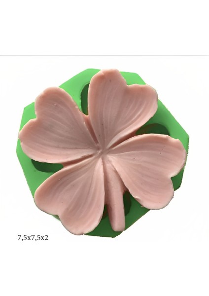 Dekoratif Kenar Şeklinde Silikon Şeker Hamuru Sabun ve Mum Kalıbı