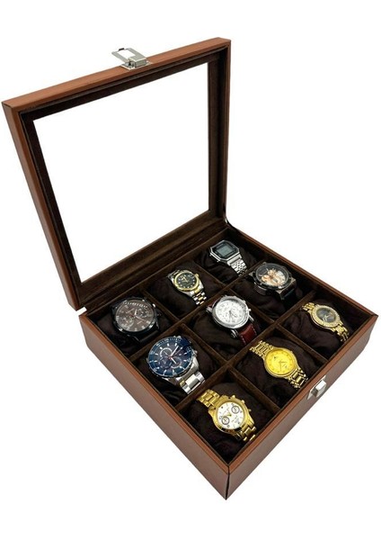 Richbox 9'lu Saat Kutusu Taba