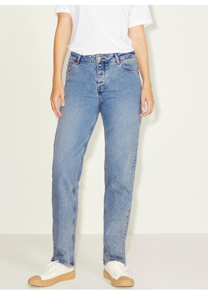 Jjxx Yüksek Bel Bol Paça Straight Kadın Denim Pantolon 12229033 fırsatları