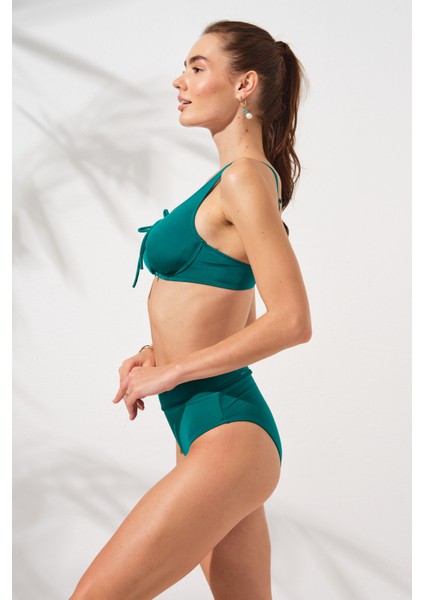 Melt Toparlayıcı Balenli Bikini Takım Yeşil 231234 modelleri