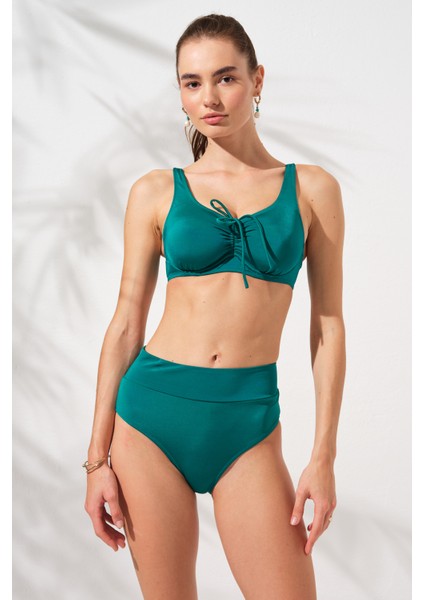 Melt Toparlayıcı Balenli Bikini Takım Yeşil 231234 fırsatları